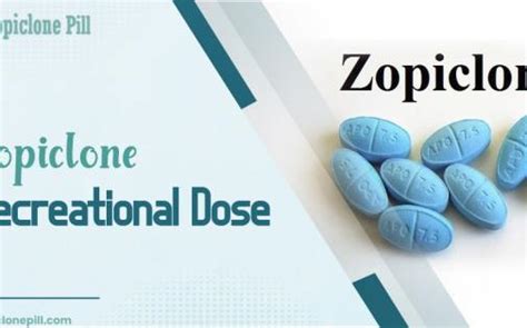 Lunesta (eszopiclone) works just like all of the other "z drugs". . Zopiclone recreational dose